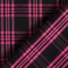 Stretch trouser fabric tartan – black/intense pink,  thumbnail number 4