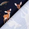 French terry enchanting reindeer | Glitzerpüppi – midnight blue/copper,  thumbnail number 4