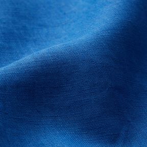 Lightweight linen blend pre-washed – royal blue, 