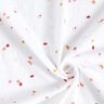 Double Gauze/Muslin colourful polka dots – white,  thumbnail number 3