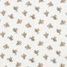 Cotton Jersey Glitter bees – ivory,  thumbnail number 1