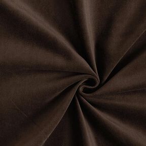 Stretch Velvet Plain Baby Cord – black brown, 