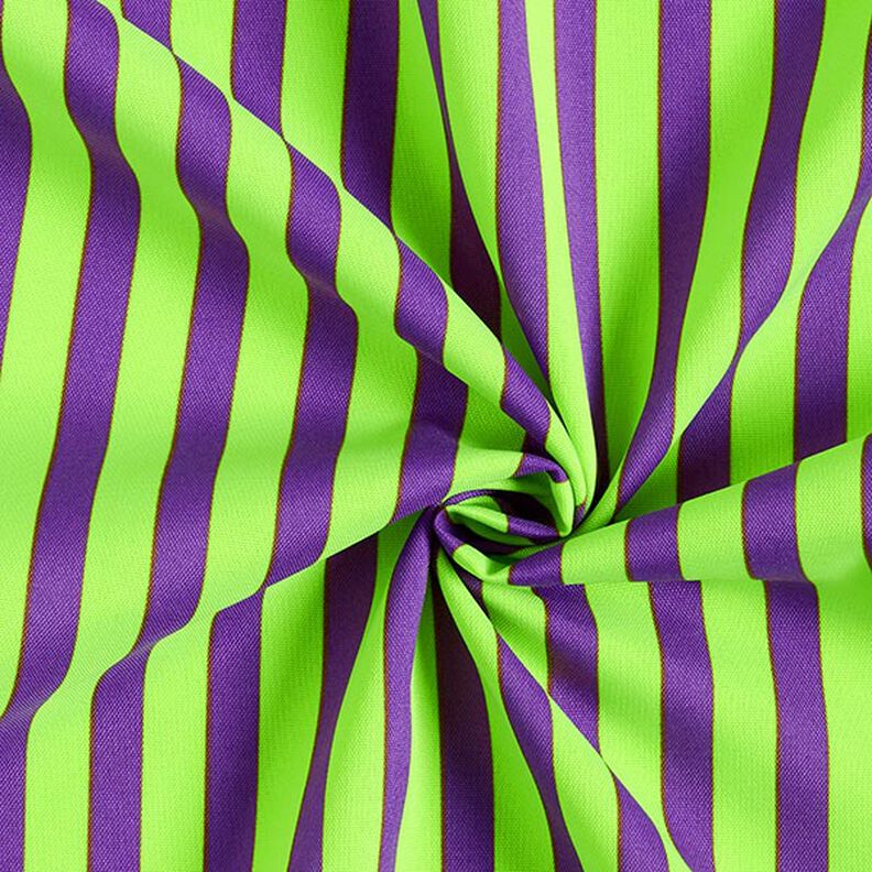 vertical stripes carnival fabric – neon yellow/lilac,  image number 3