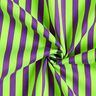 vertical stripes carnival fabric – neon yellow/lilac,  thumbnail number 3