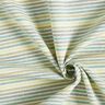 Decor Fabric Half Panama Multicoloured Stripes Recycled – light green,  thumbnail number 3