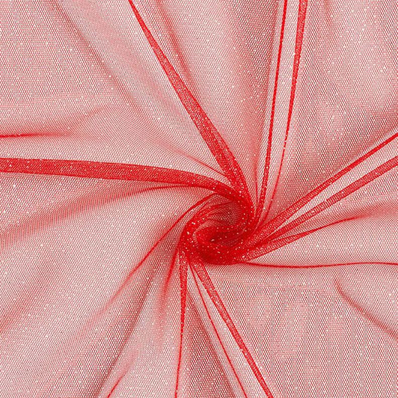 Royal Glitter Tulle – red/silver,  image number 1