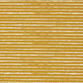 Cotton Jersey Scribble Stripes – mustard, 