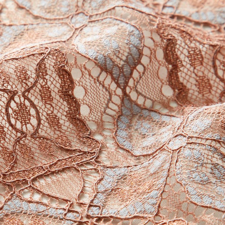 Lace fabric ornaments – light dusky pink,  image number 3