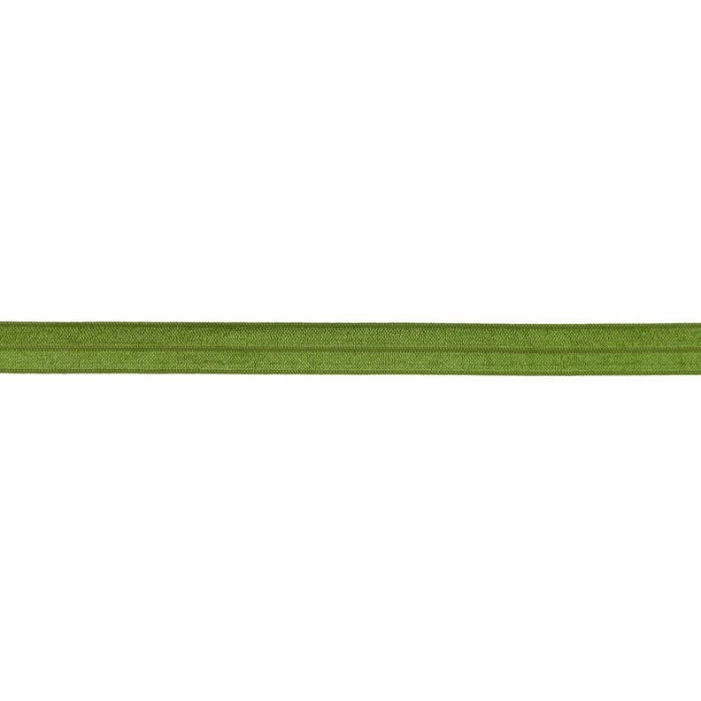 Elasticated Edging shiny [15 mm] – olive,  image number 1