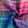 Coat fabric cotton mix check – pink/apple green,  thumbnail number 4