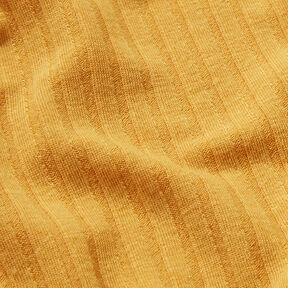 Plain ribbed knit – curry yellow, 