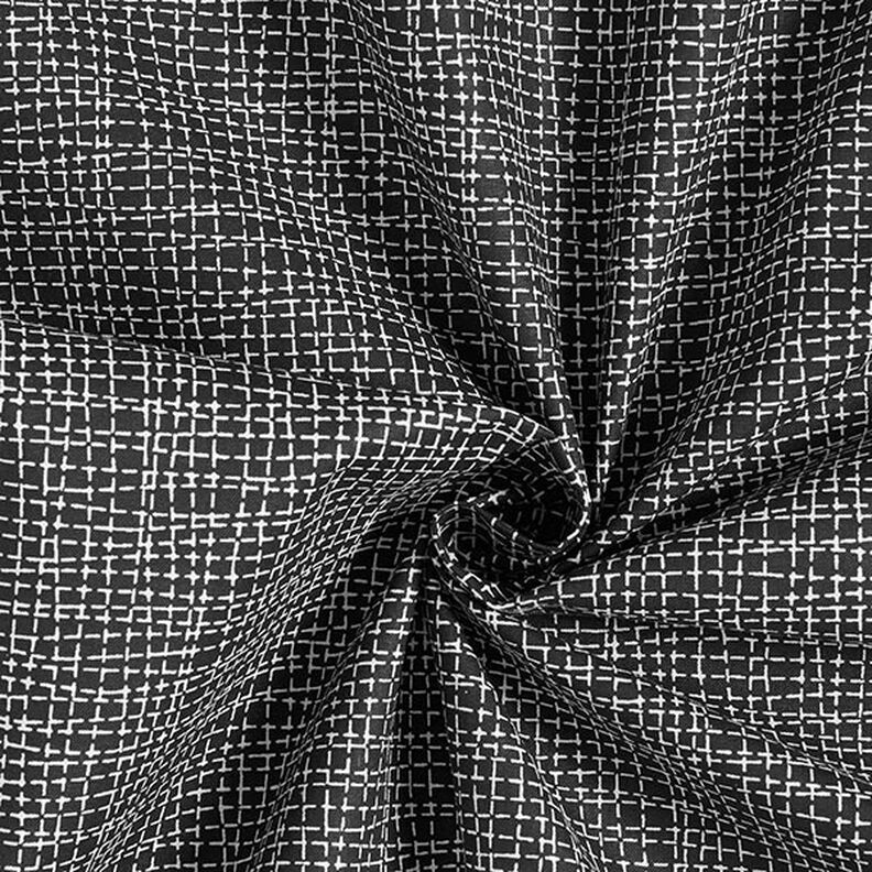 Cotton Cretonne Lines – black,  image number 3