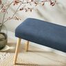 Upholstery Fabric classic Plain – blue grey,  thumbnail number 8