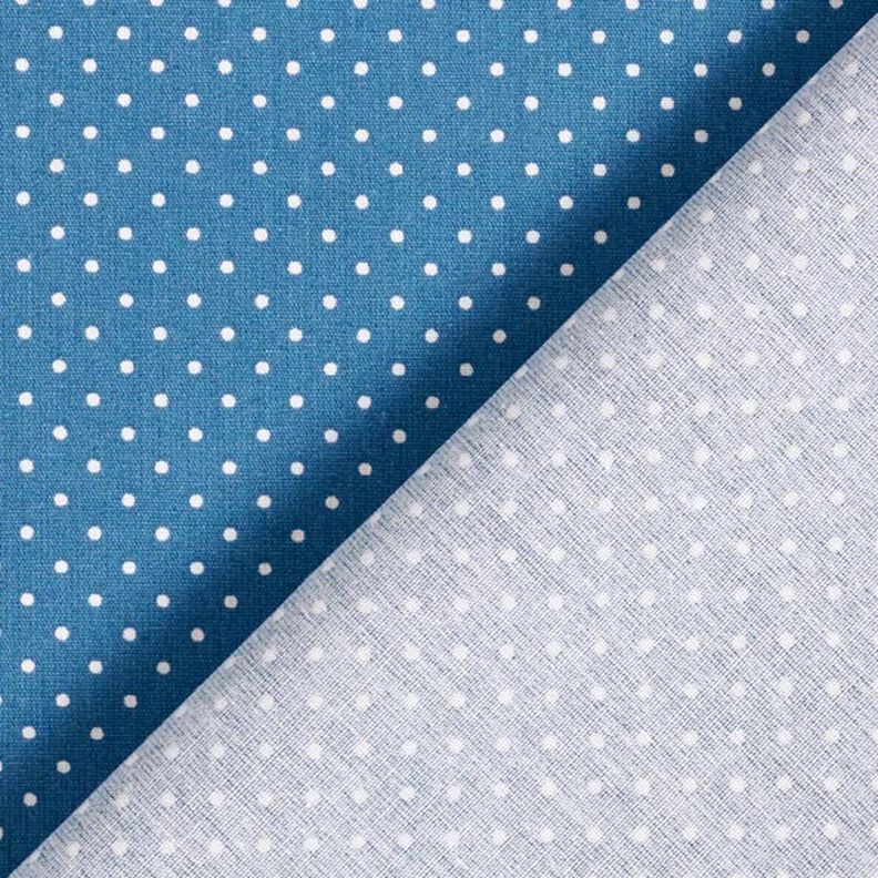 Cotton Poplin Little Dots – denim blue/white,  image number 6