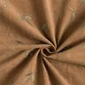 Fine cord glitter embroidery flowers – light brown,  thumbnail number 4