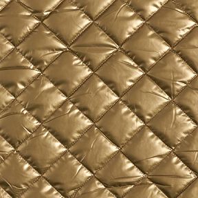 Diamond Quilted Fabric – antique gold, 