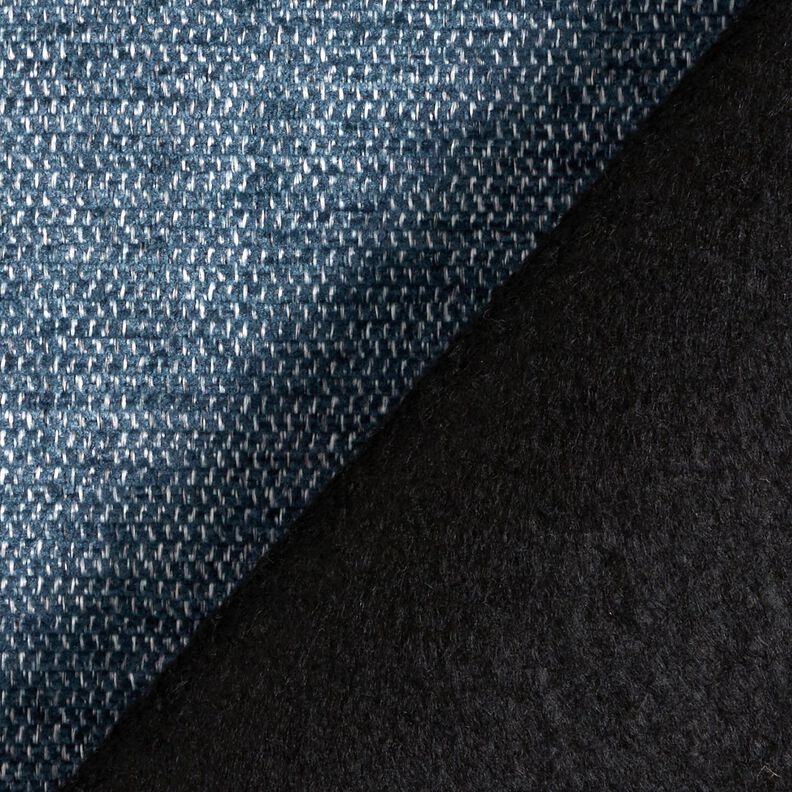 Upholstery Fabric Chenille Mottled – blue/silver grey,  image number 3