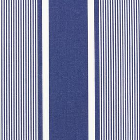 Outdoor Fabric Canvas Stripes – navy blue/white, 