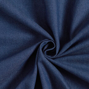 Cotton denim stretch medium – navy blue, 