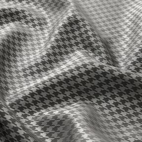 Lining Fabric Jacquard Houndstooth – light grey/dark grey, 
