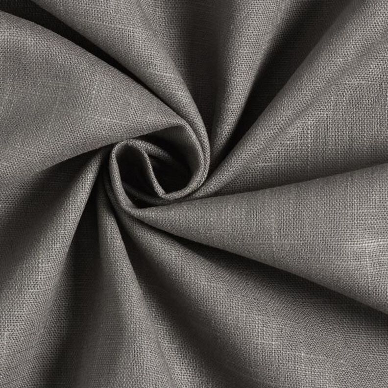 Linen fabric Ramie mix medium – stone grey,  image number 2