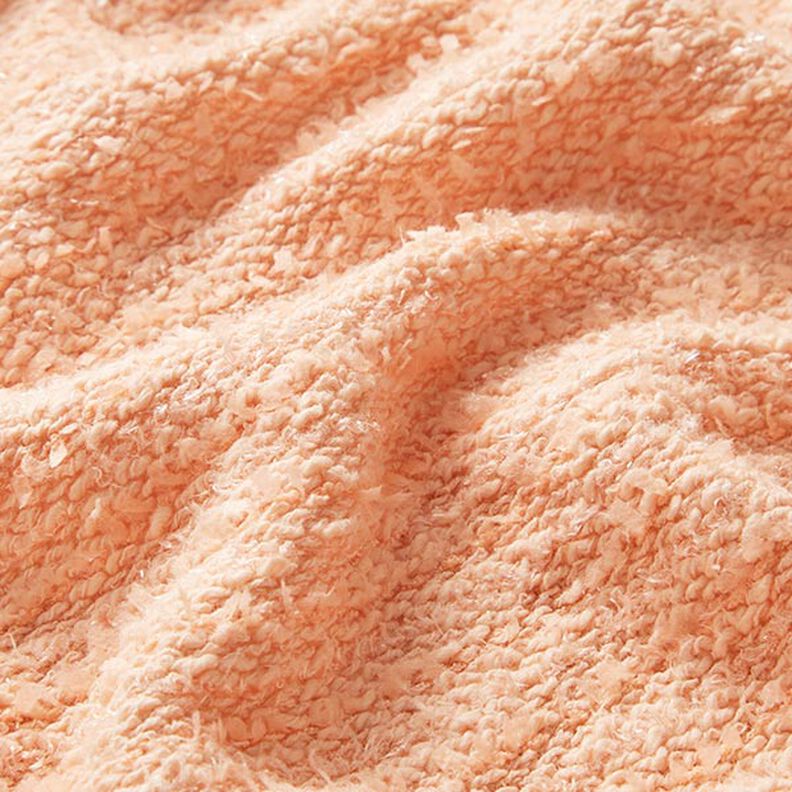 Cotton Fine Knit glitter effect – apricot,  image number 2