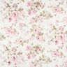 Decor Fabric Half Panama Painted Roses – offwhite,  thumbnail number 1