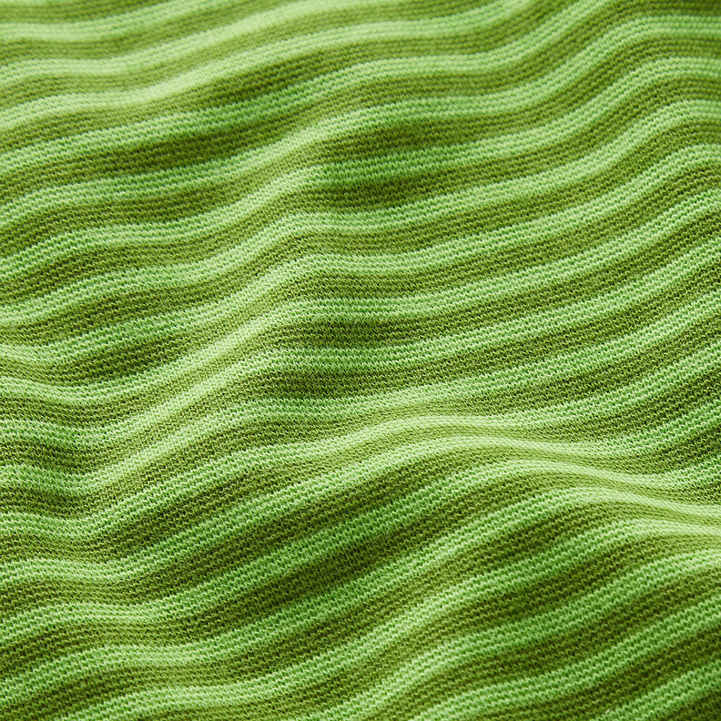 Ribbing Striped tubular fabric – apple green/pine,  image number 2