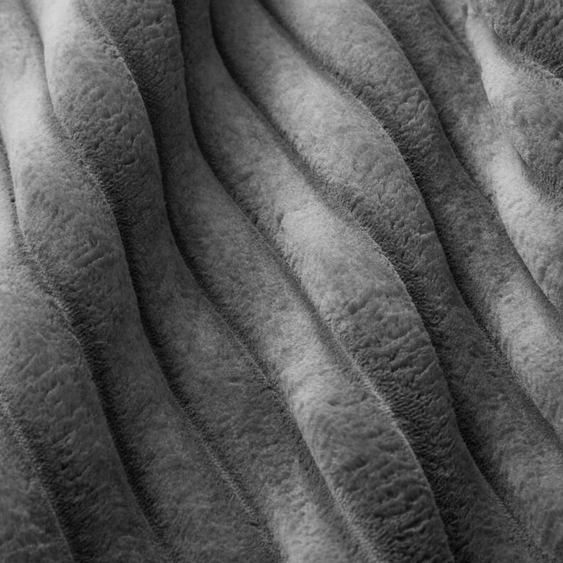 Upholstery Fabric Fur stripes – elephant grey,  image number 3