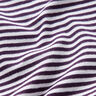 Ribbing Striped tubular fabric – plum/white,  thumbnail number 2