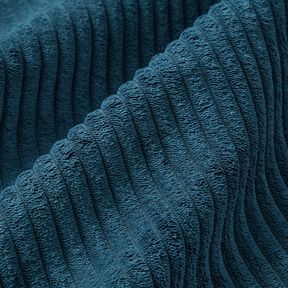 Upholstery Fabric soft corduroy – midnight blue, 
