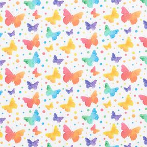 Decor Fabric Cotton Satin Butterflies, 