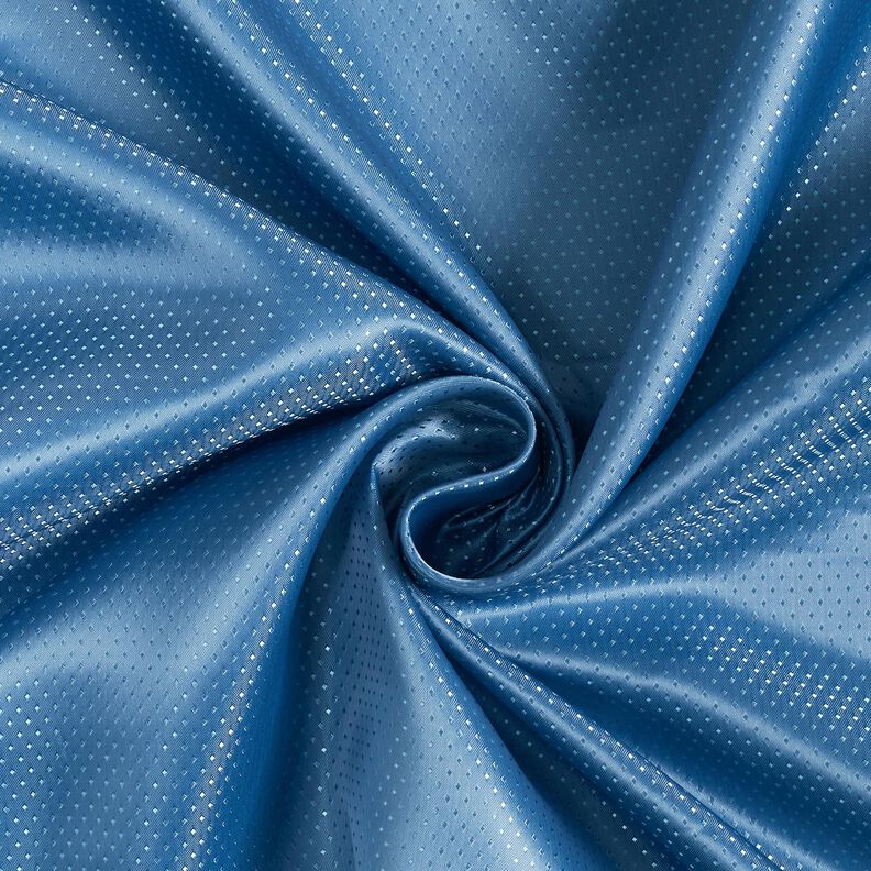 Lining Fabric Jacquard Mini Diamonds – blue,  image number 1