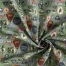 Cotton Poplin Jurassic Park Patches Licensed Fabric | Universal Studios – pine,  thumbnail number 3