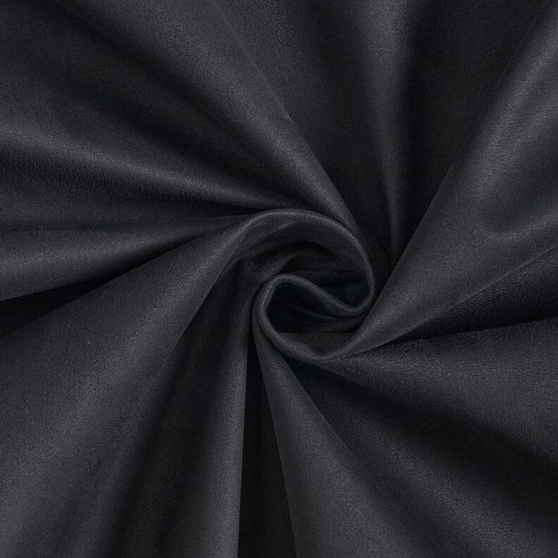 Upholstery Fabric Imitation nubuck – black,  image number 1