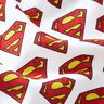 Cotton Poplin Superman logo Licensed Fabric | DC Comics – white,  thumbnail number 2