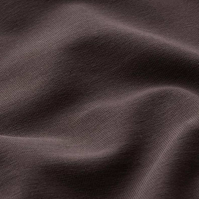 Light French Terry Plain – black brown,  image number 4