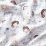 Cotton Poplin Flower fairies Digital Print – white,  thumbnail number 2