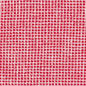textured bouclé cotton blend – red/white, 