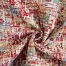 Decor Fabric Tapestry Fabric Colourful Ripple Pattern – offwhite/carmine,  thumbnail number 3