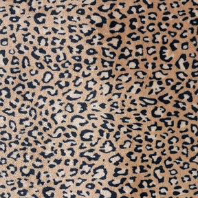 Cosy Fleece Leopard Print – medium brown, 