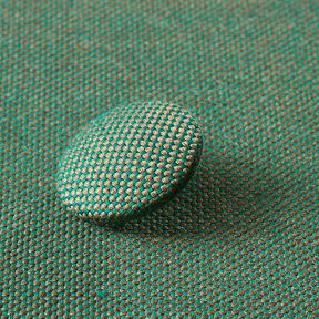 Covered Button - Outdoor Decor Fabric Agora Panama - dark green, 