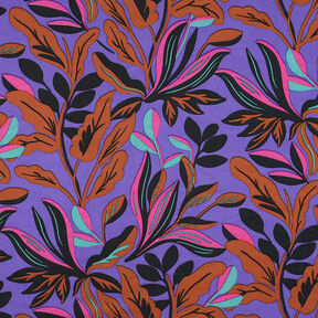 Sateen Lush Leaves | Nerida Hansen – lilac/bronze, 