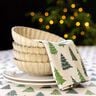 Decor Fabric Half Panama discreet fir trees – natural/green,  thumbnail number 7