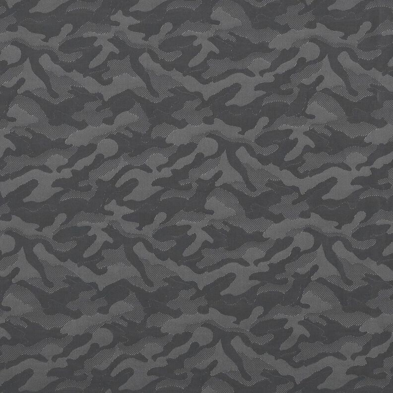 Lining Fabric Jacquard camouflage – dark grey,  image number 1