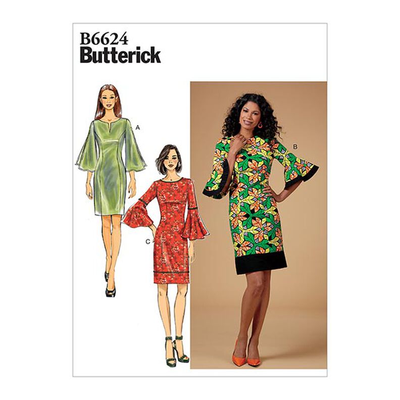 Dress | Butterick 6624 | 34-42,  image number 1