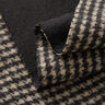 Coat fabric double-face houndstooth/plain – light grey/black,  thumbnail number 2