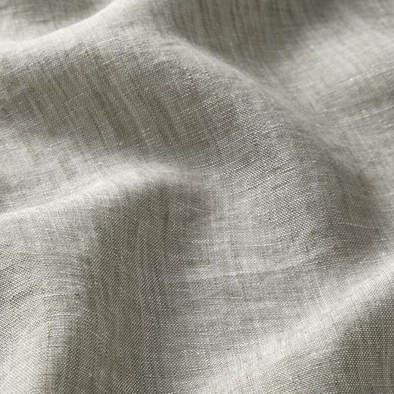 Mottled pure linen – silk grey,  image number 3