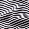 Ribbing Striped tubular fabric – black/white,  thumbnail number 2