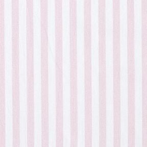 Decor Fabric Half Panama Vertical stripes – rosé/white, 